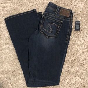New Silver “Suki” Jeans W32 L34 Dark Denim